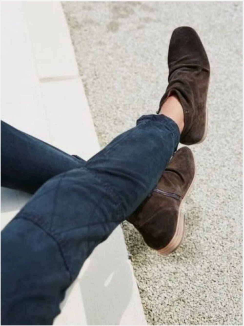 Free People X Jeffrey Campbell Speir Ankle Boot Size 6 New MSRP:$198 Suede